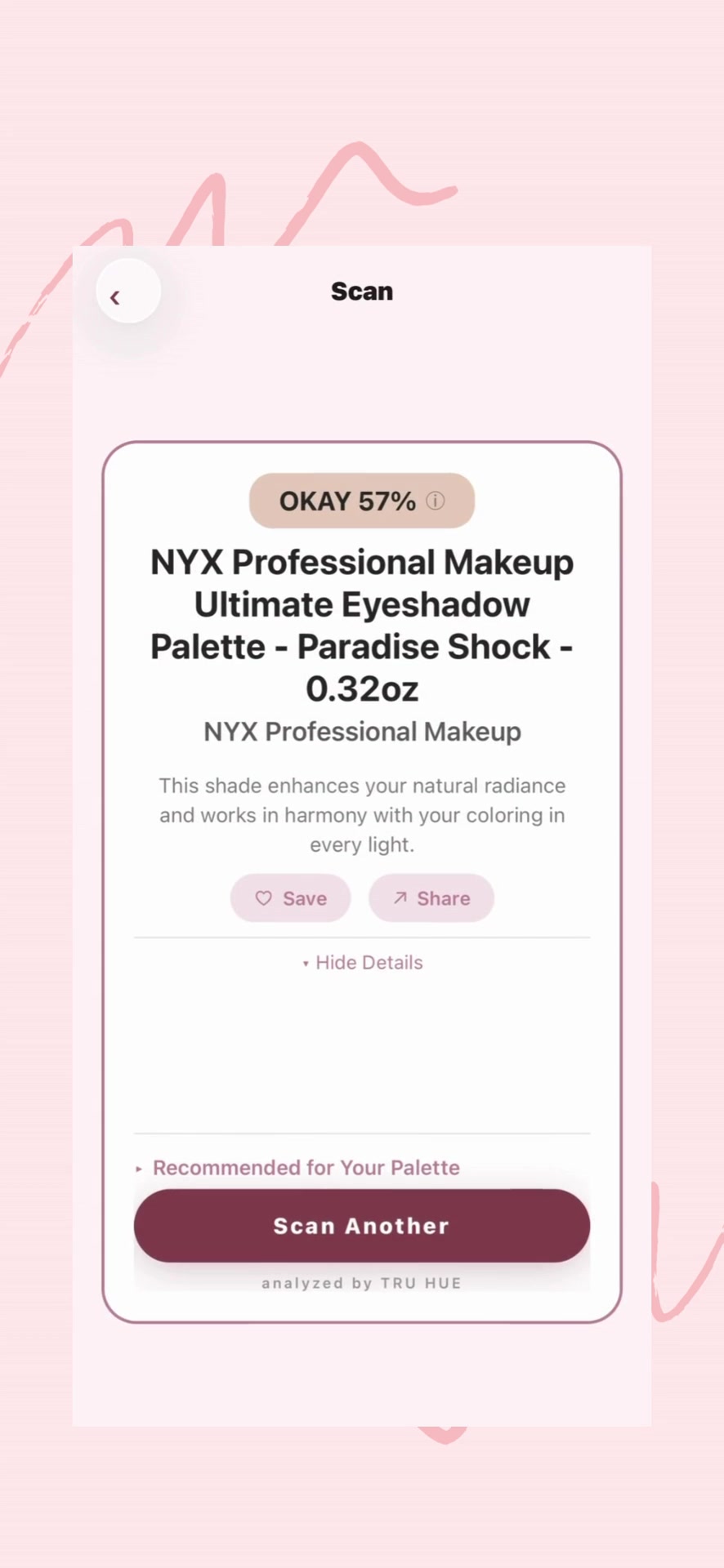 Product X-Ray with details